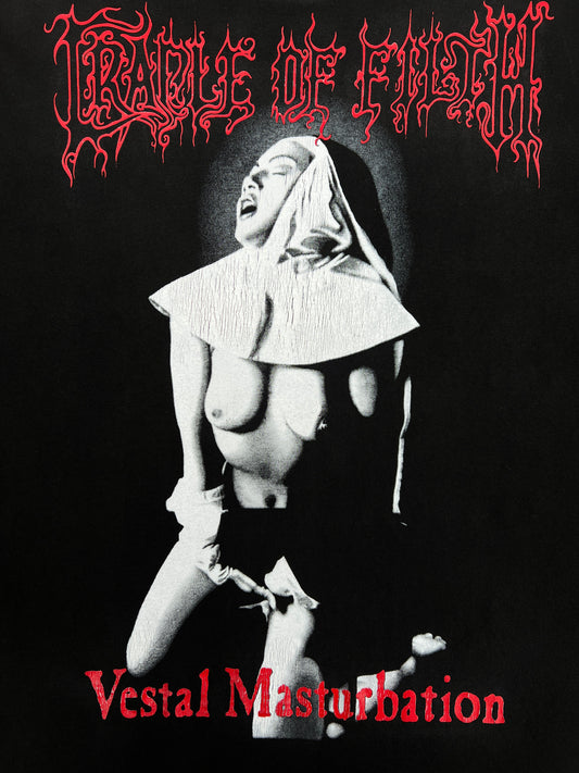 1990s Cradle Of Filth "Vestal Masturbation" Band Long Sleeve