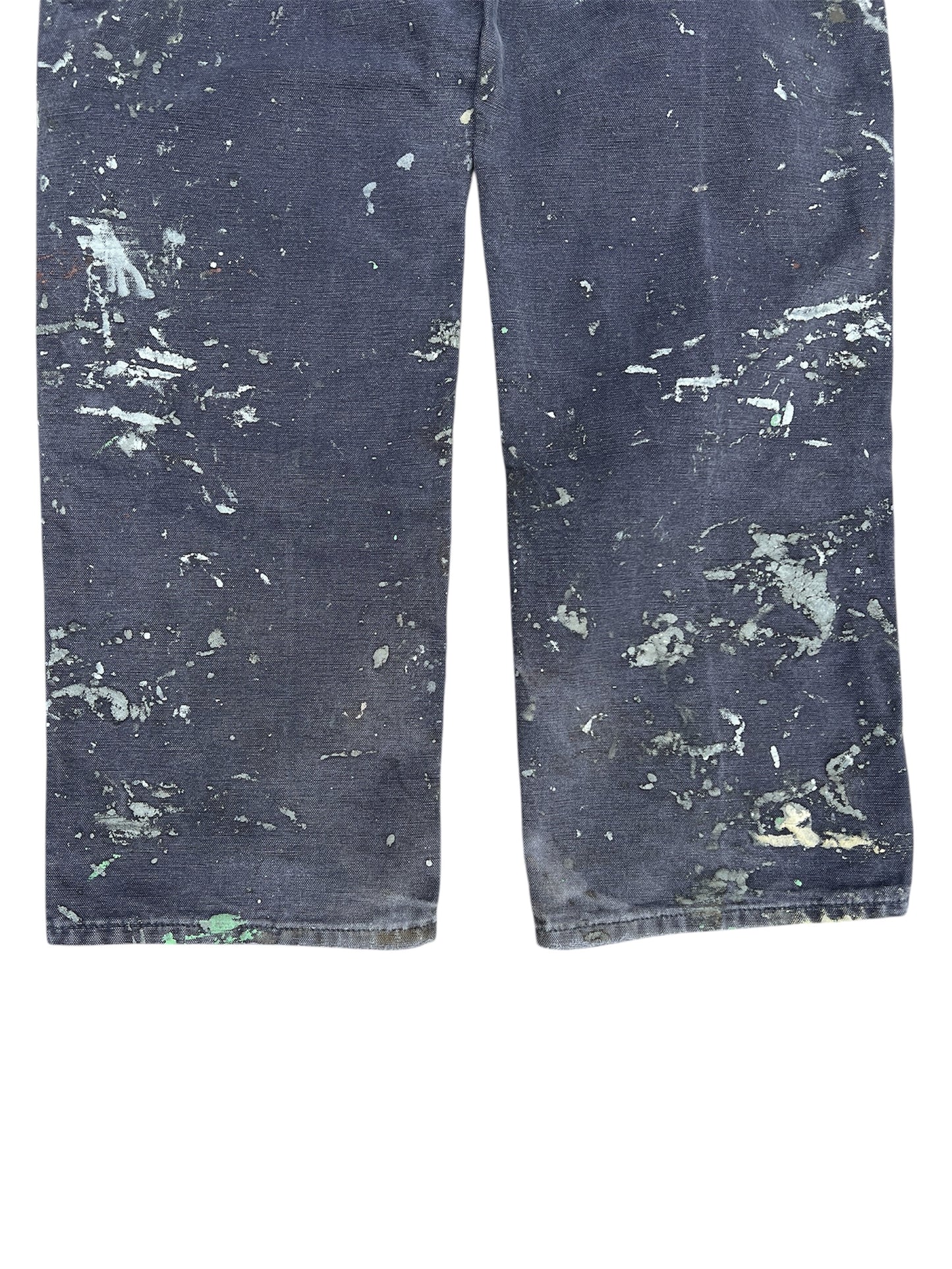 2000s Vintage Washed Blue Carhartt Work Pants