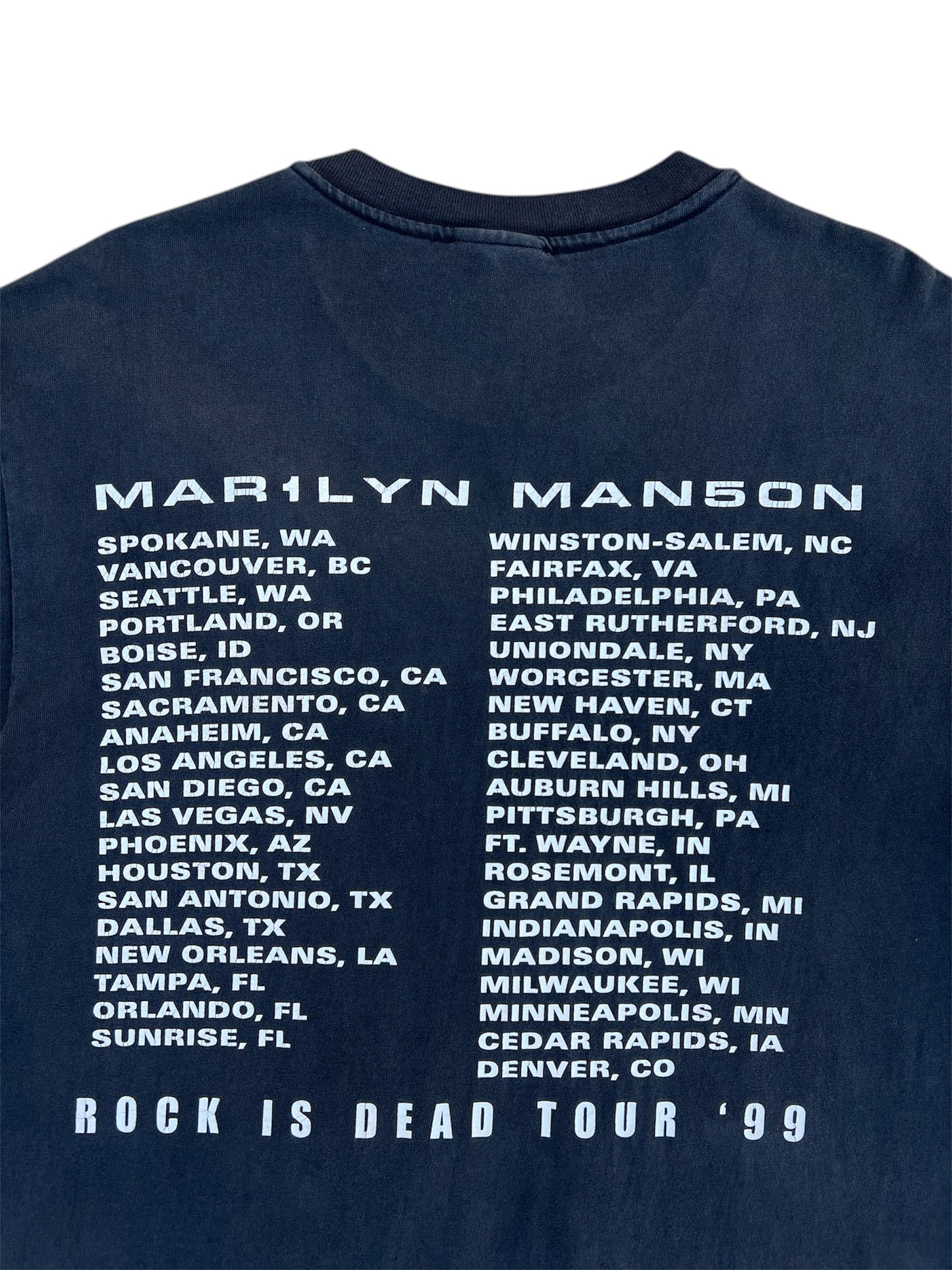 1990s Marilyn Manson "Rock Is Dead" US Tour Band Tee