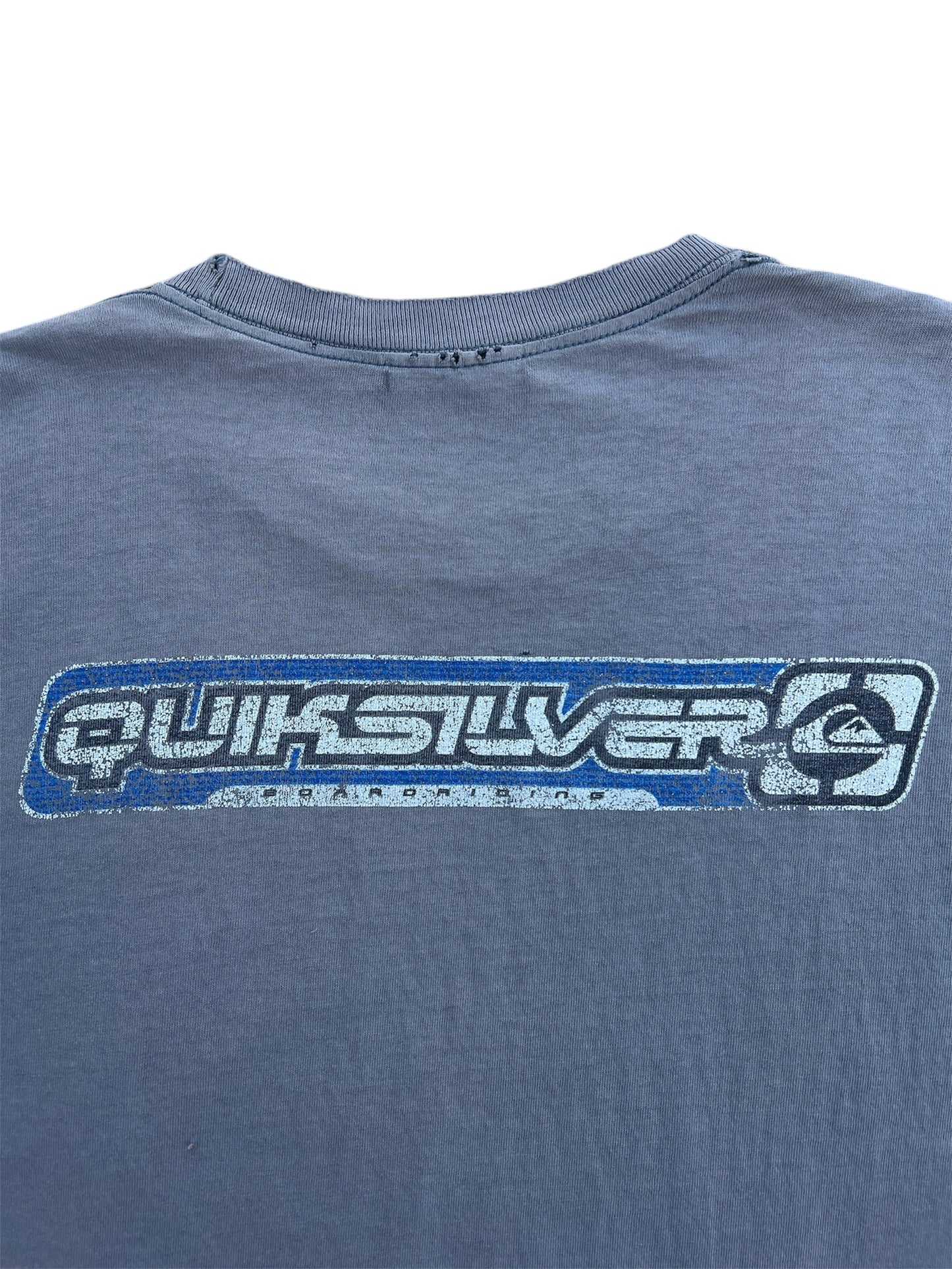 2000s Sunfaded Quiksilver Surfboarding Tee