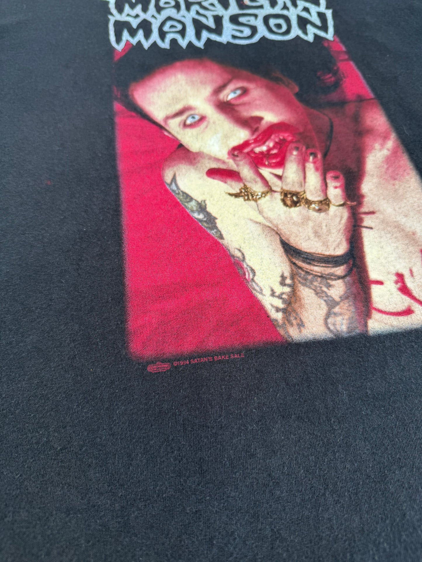 1990s Marilyn Manson "I Am The God Of Fuck" Band Tee