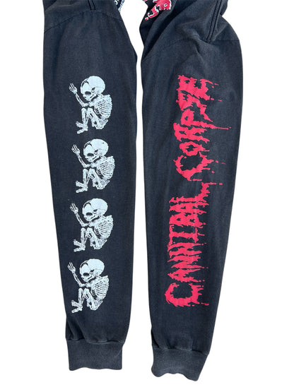 1990s Cannibal Corpse "Butchered At Birth” Europe Tour Band Long Sleeve