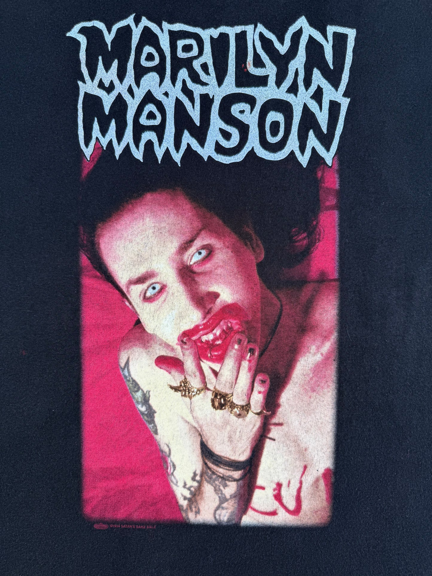 1990s Marilyn Manson "I Am The God Of Fuck" Band Tee