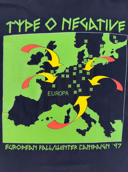 1990s Type O Negative "Liberation Of Vinland" Europe Tour Band Tee
