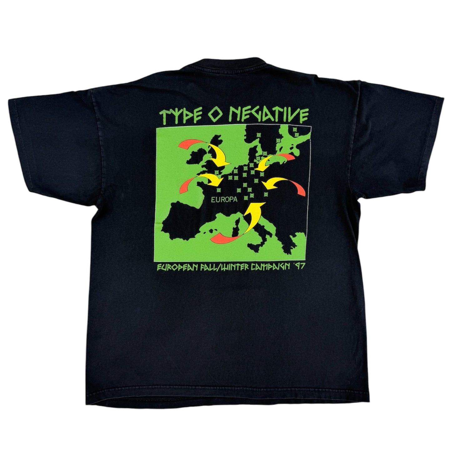 1990s Type O Negative "Liberation Of Vinland" Europe Tour Band Tee