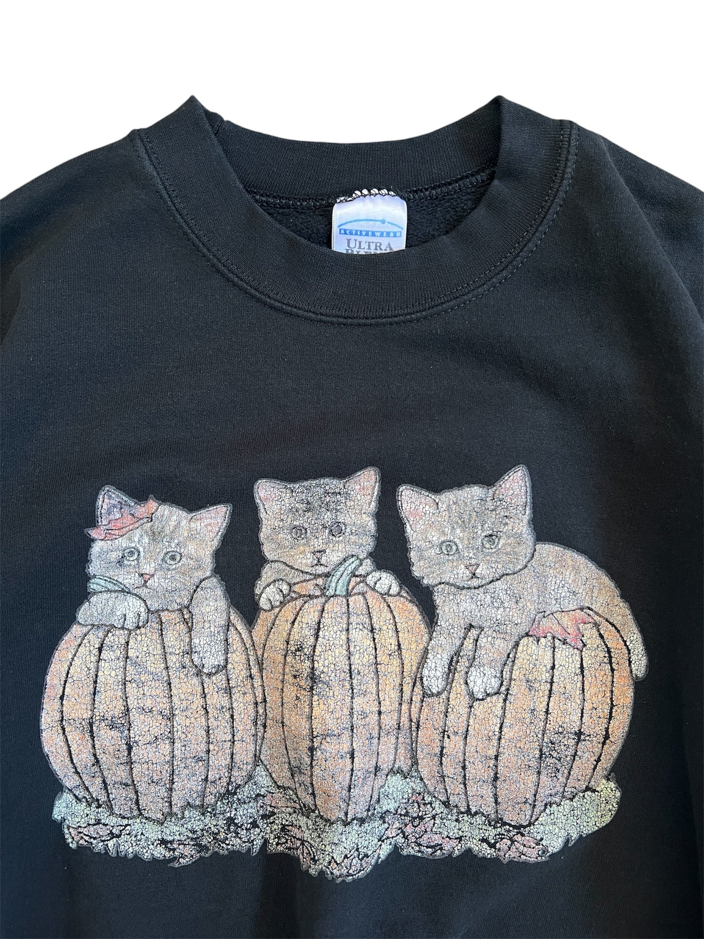 1990s Halloween Kittens Sweatshirt
