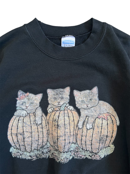 1990s Halloween Kittens Sweatshirt