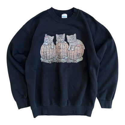 1990s Halloween Kittens Sweatshirt