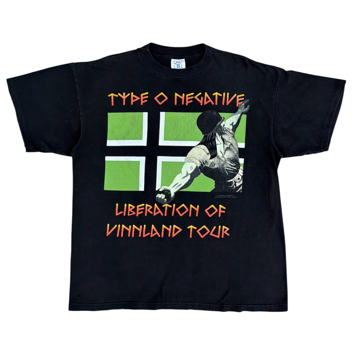 1990s Type O Negative "Liberation Of Vinland" Europe Tour Band Tee