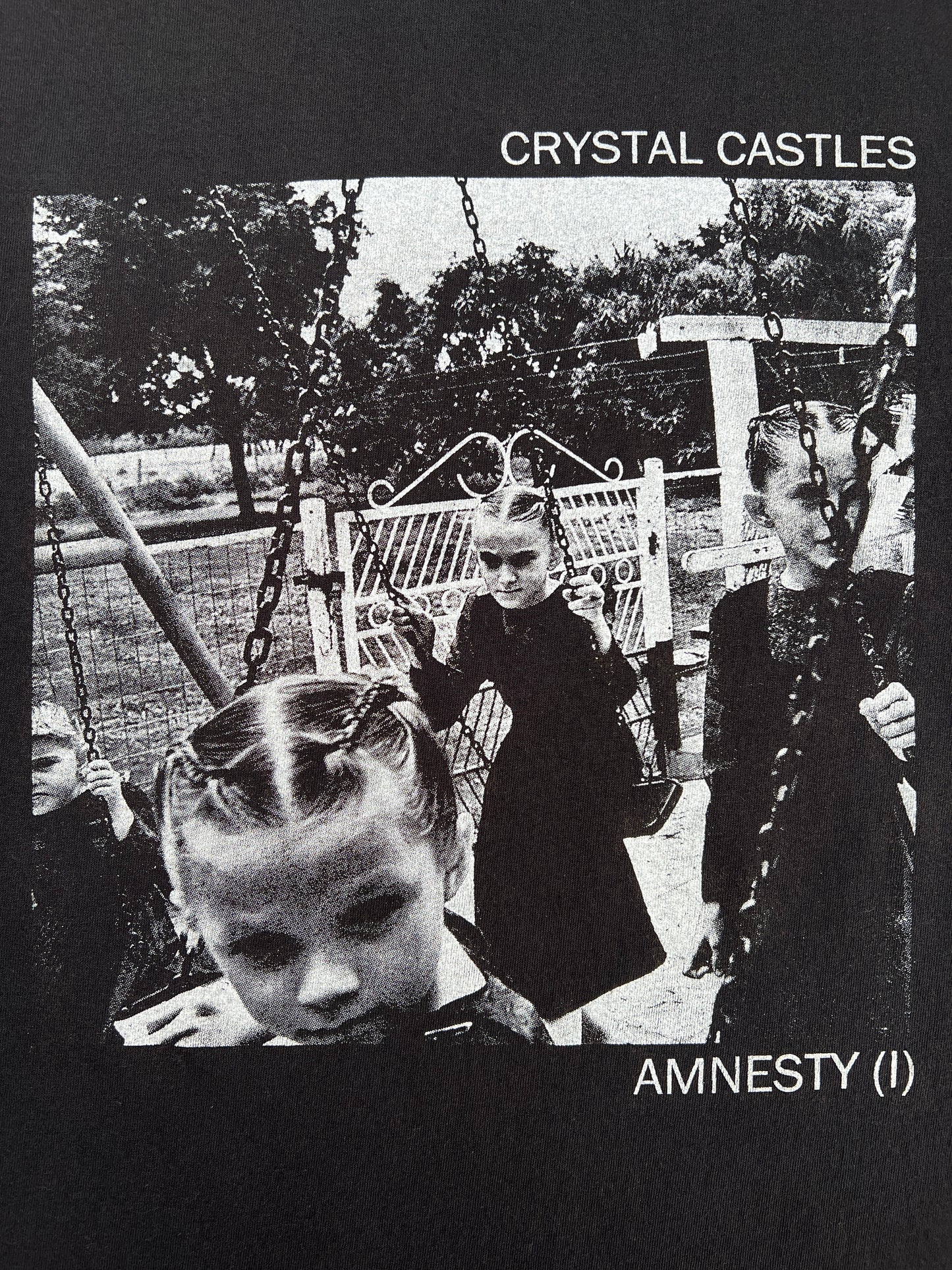 2010s Crystal Castles "Amnesty (i)" Bootleg Band Tee