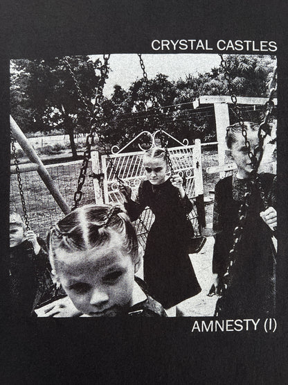 2010s Crystal Castles "Amnesty (i)" Bootleg Band Tee