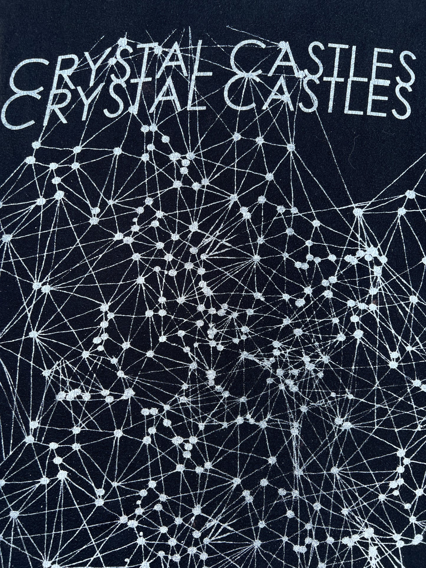 2000s Crystal Castles "Crimewave" Band Tee