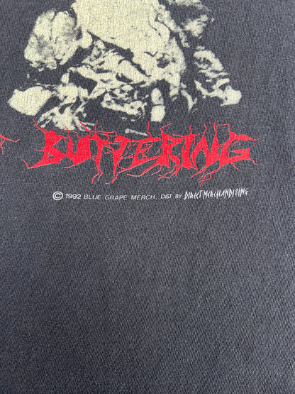 1990s Pungent Stench "Been Caught Buttering" Cutoff Band Tee