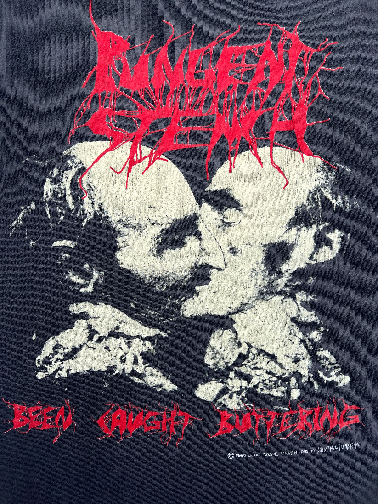 1990s Pungent Stench "Been Caught Buttering" Cutoff Band Tee