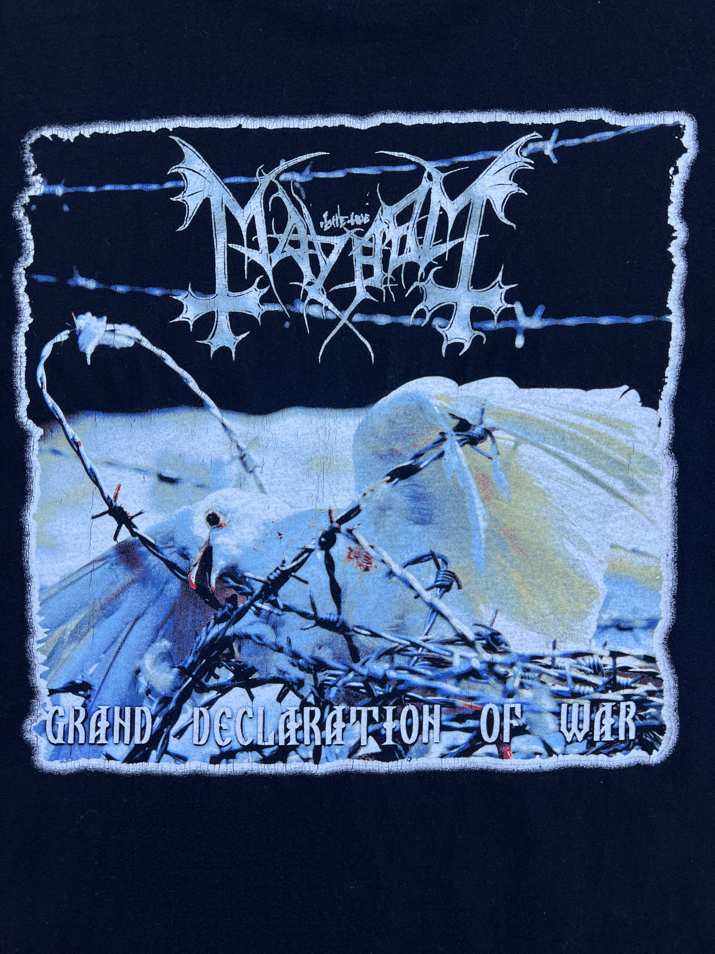 2000s Mayhem "Grand Declaration Of War" Band Tee