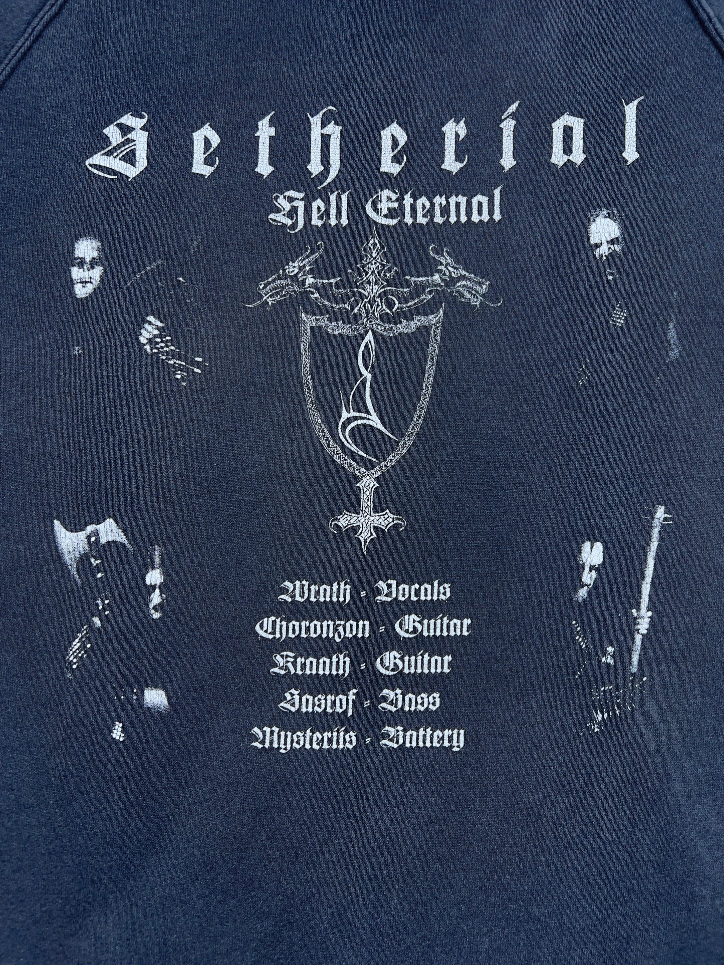 1990s Setherial "Hell Eternal" Band Hooded Sweatshirt