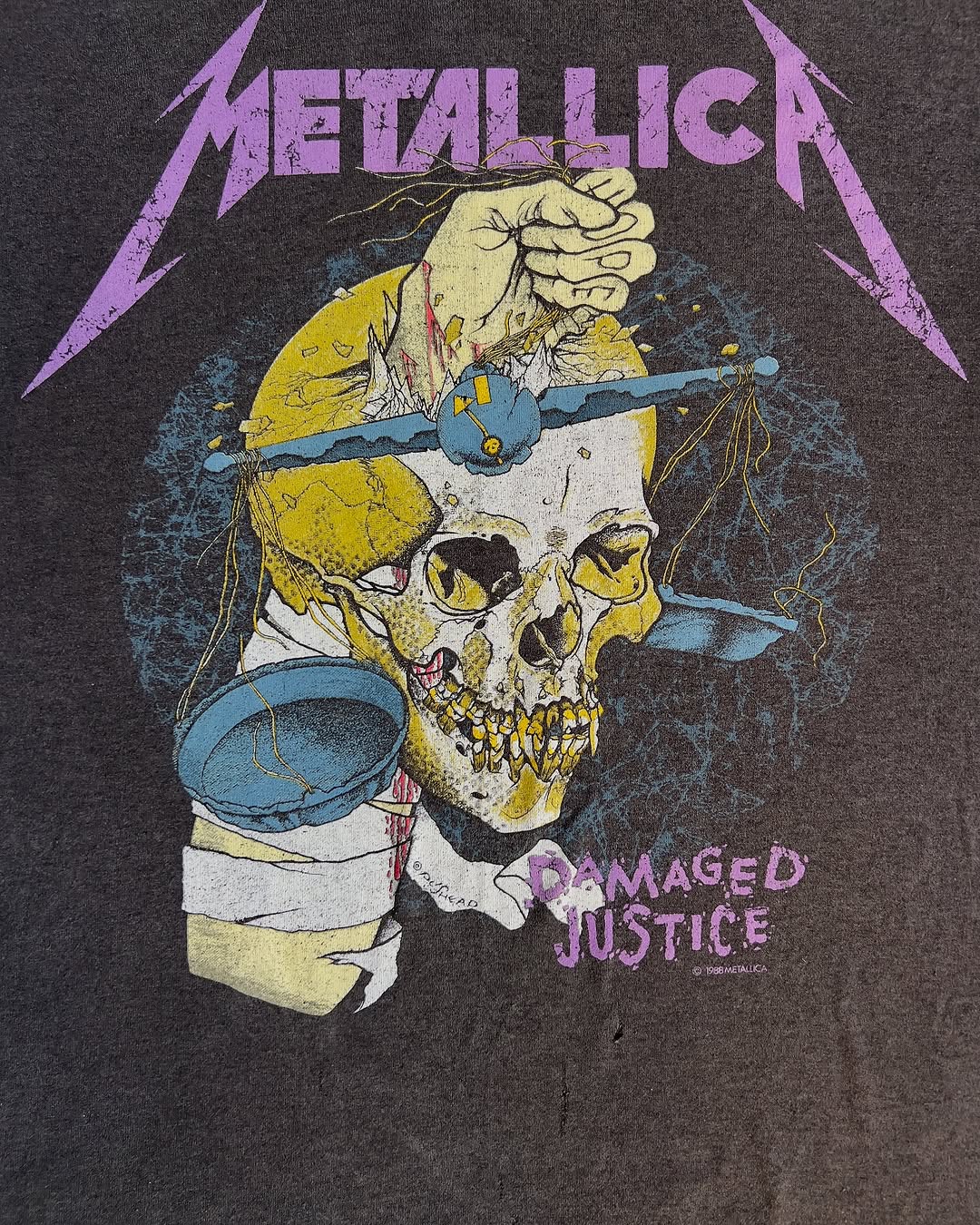 1980s Metallica "Damaged Justice" Tour Band Tee