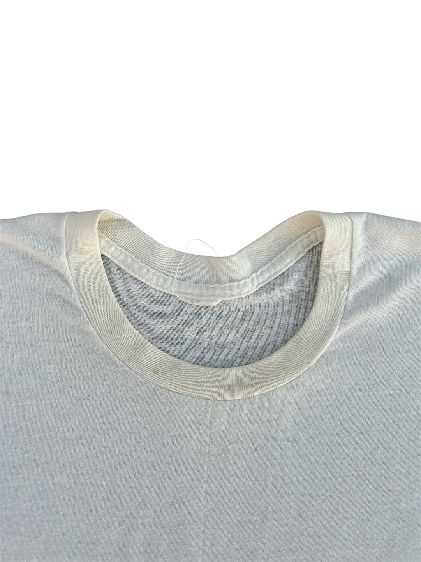 1980s White Blank Tee