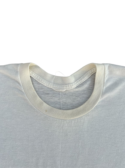 1980s White Blank Tee