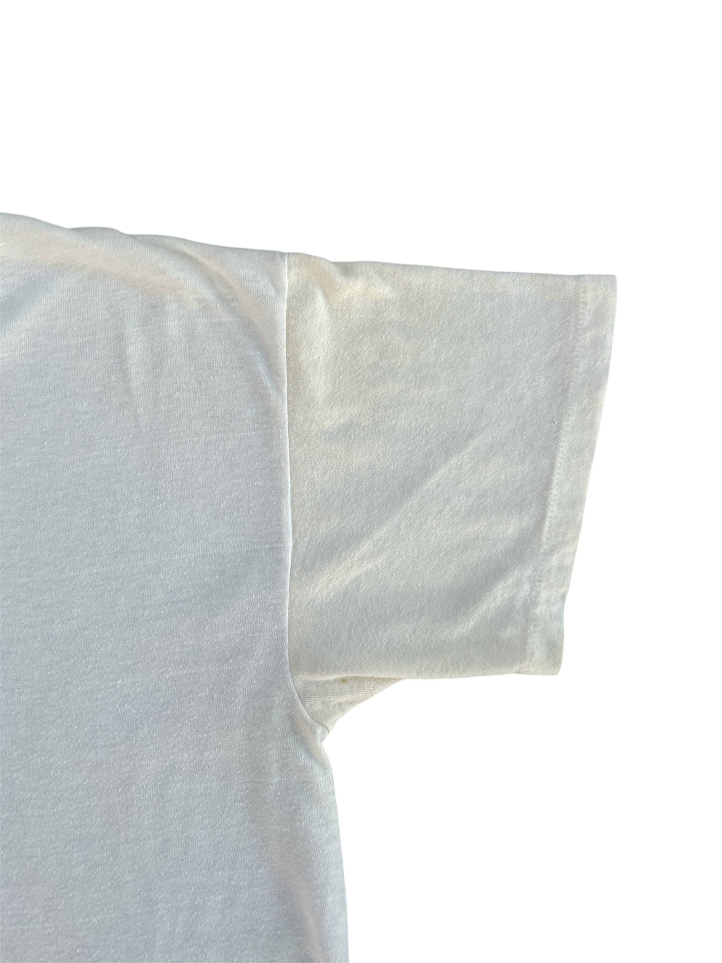 1980s White Blank Tee