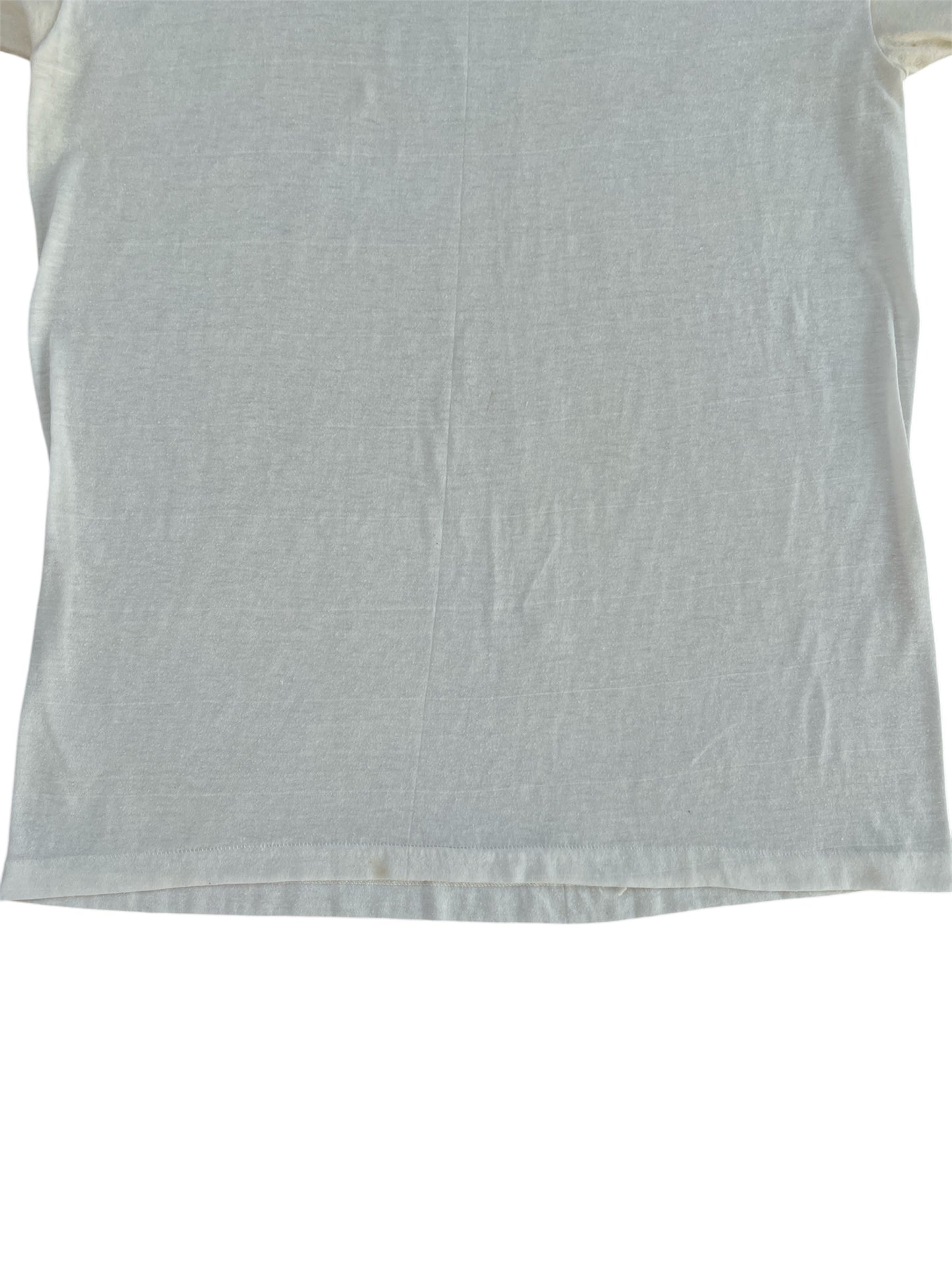 1980s White Blank Tee