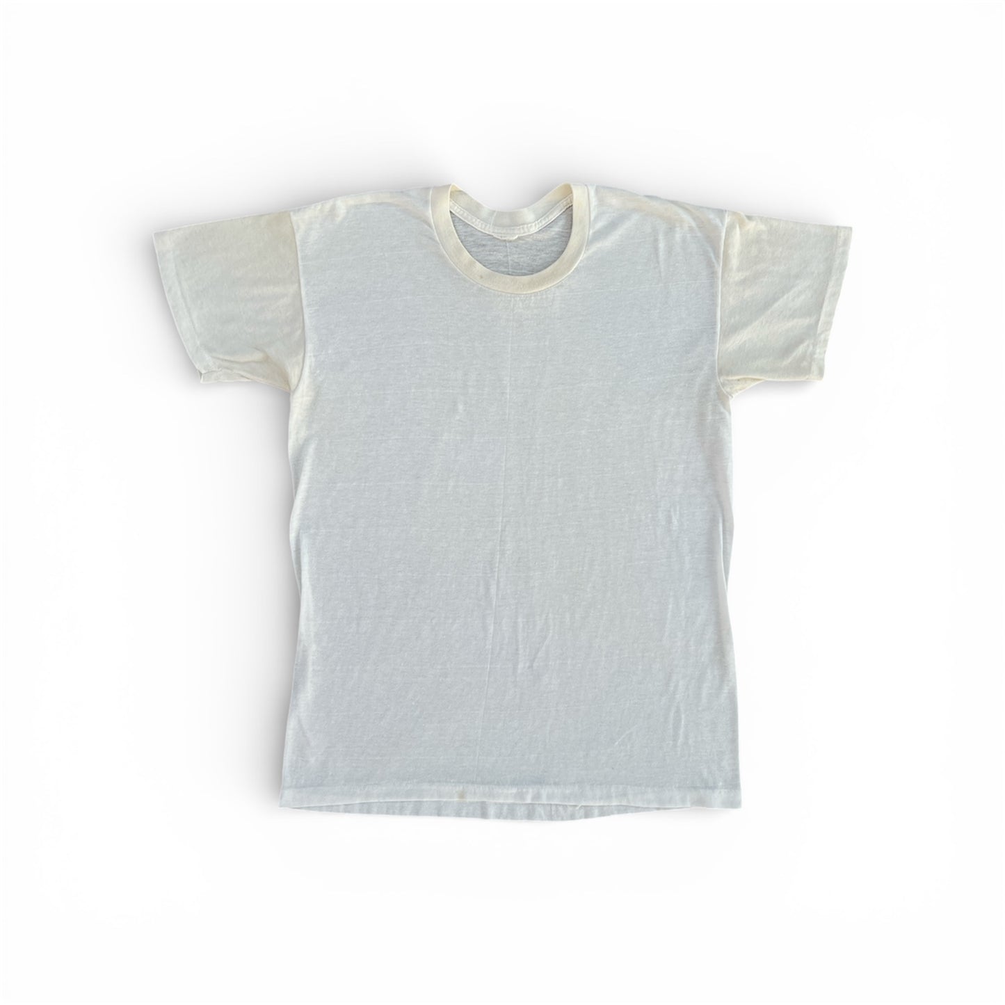1980s White Blank Tee