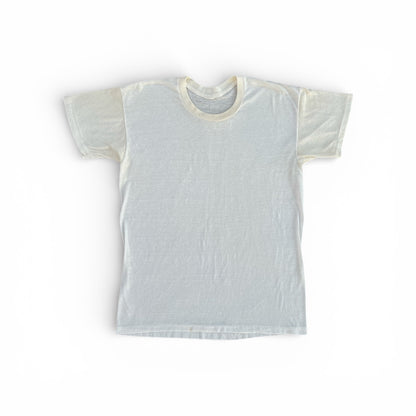 1980s White Blank Tee