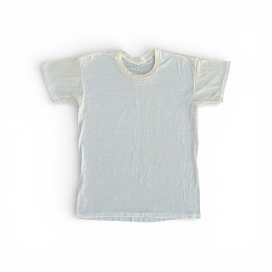 1980s White Blank Tee