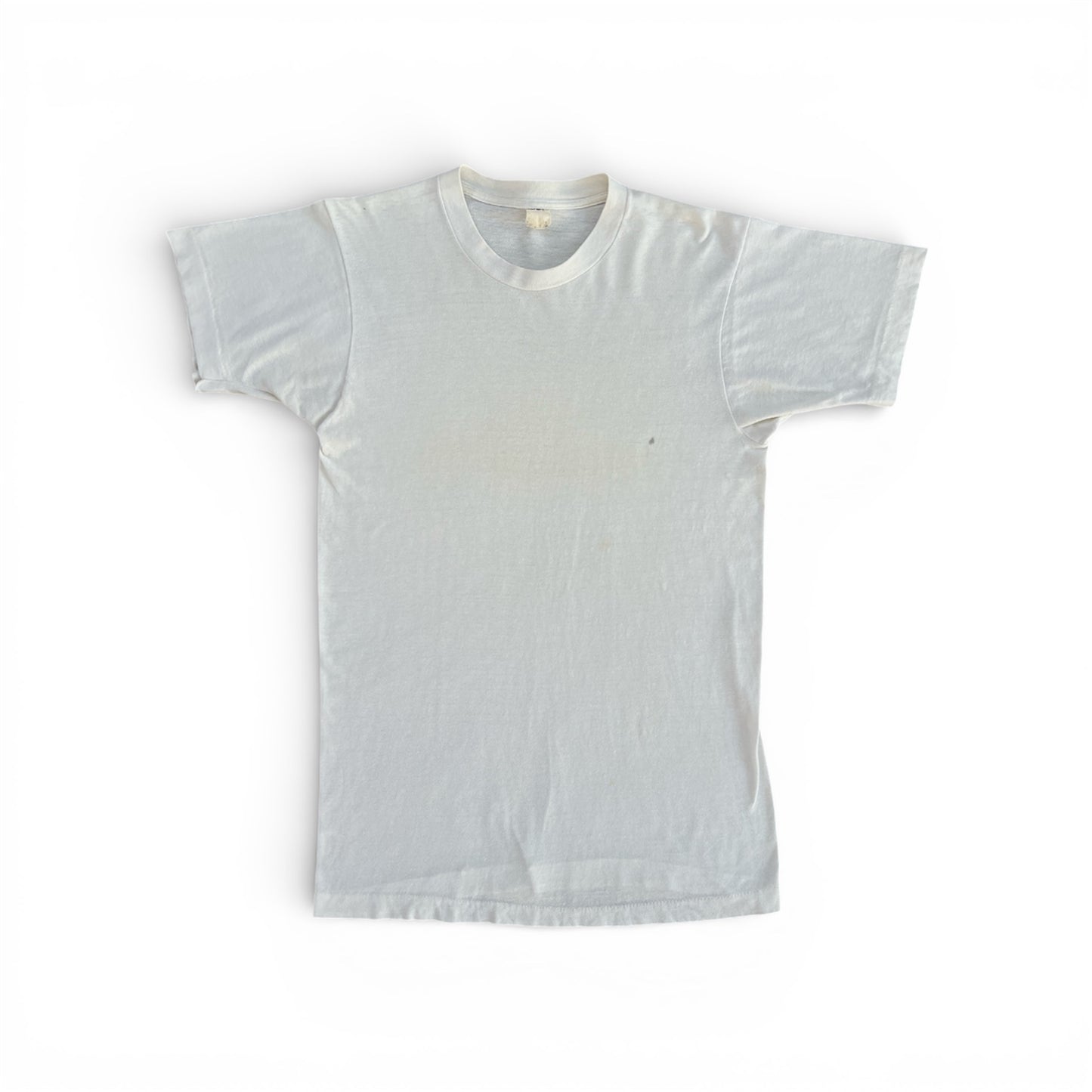1990s White Blank Tee