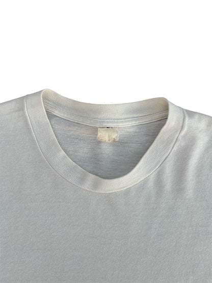 1990s White Blank Tee