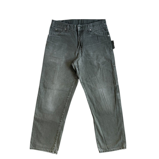 2000s Vintage Military Green Dickies Work Pants