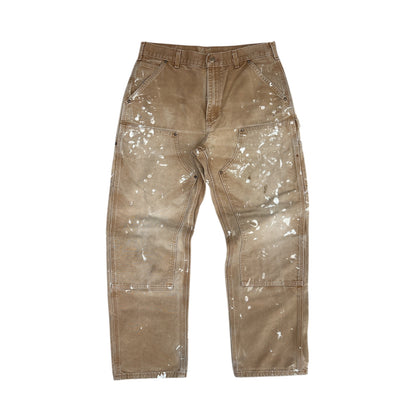 2000s Vintage Khaki Carhartt Double Knee Pants