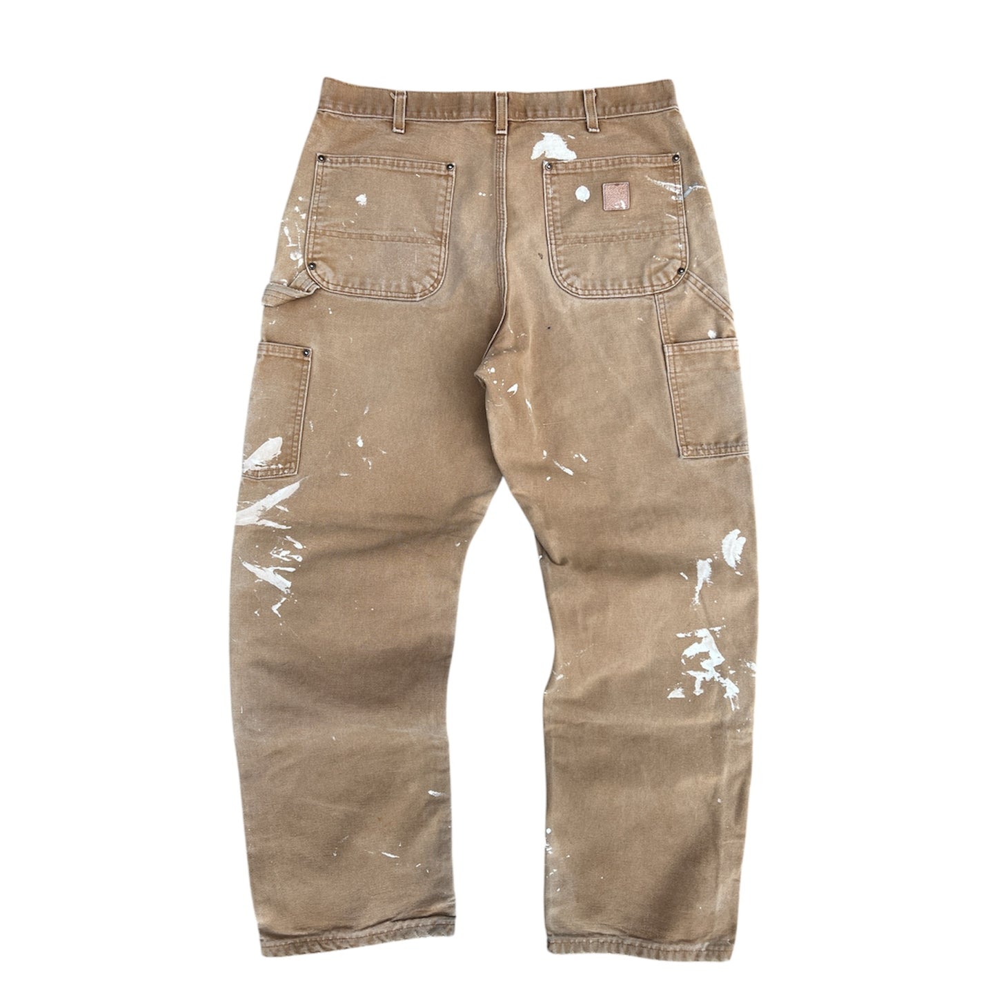 2000s Vintage Khaki Carhartt Double Knee Pants