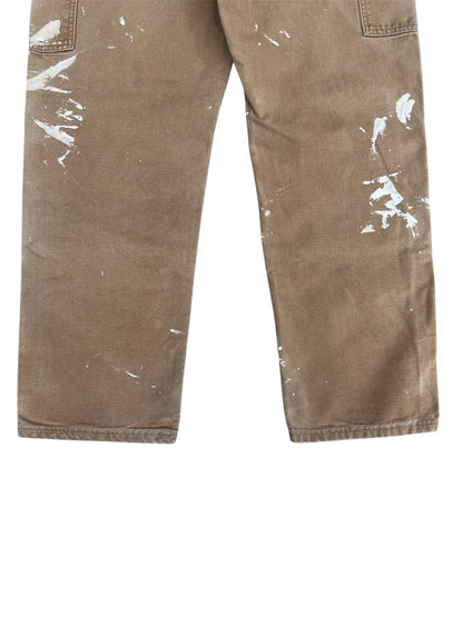 2000s Vintage Khaki Carhartt Double Knee Pants