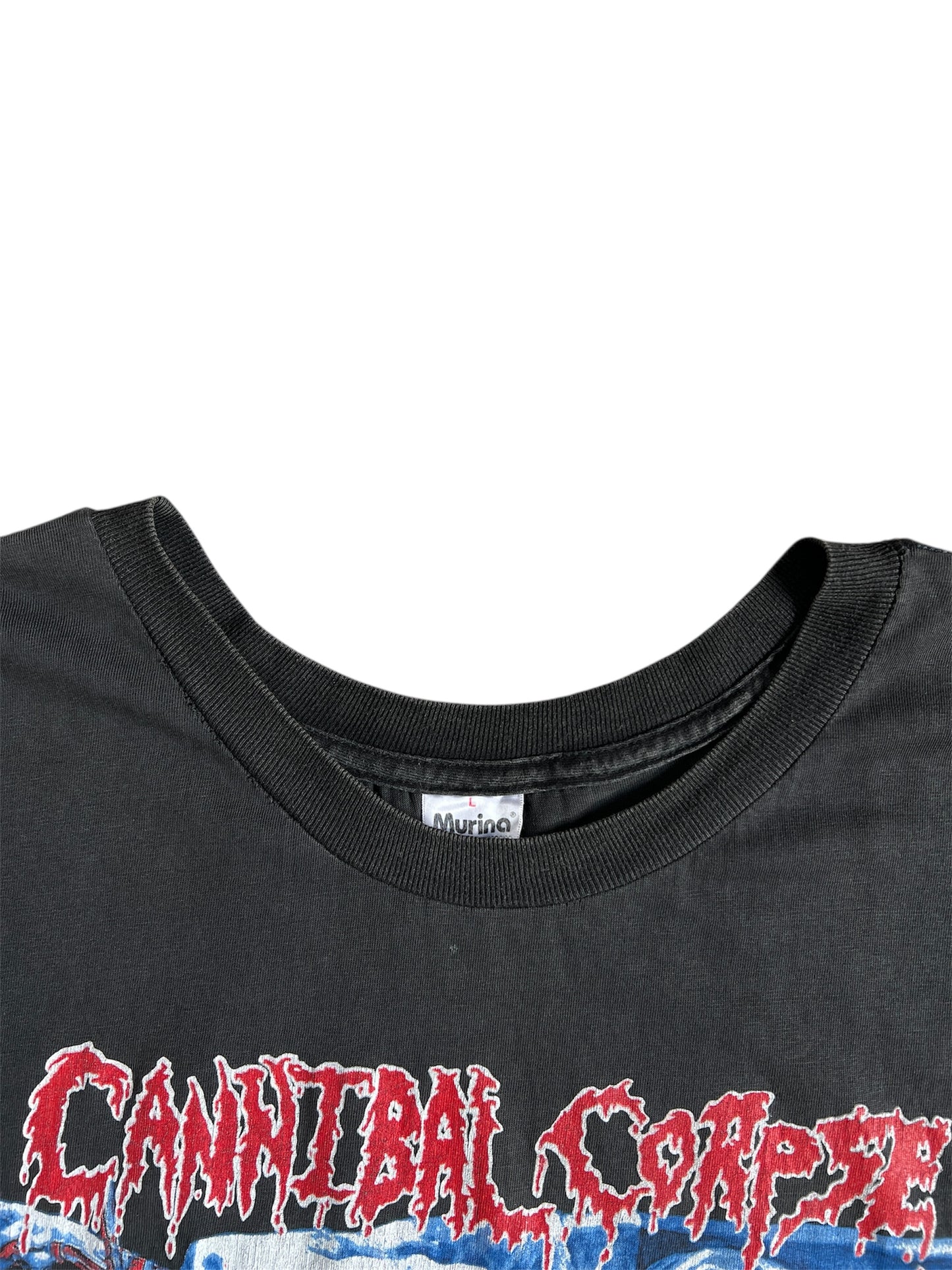 1990s Cannibal Corpse "Tomb Of The Mutilated" Cutoff Band Tee