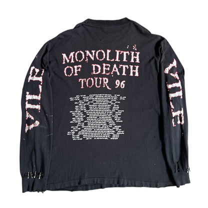 1990s Cannibal Corpse Vile "Monolith Of Death" Tour Band Long Sleeve