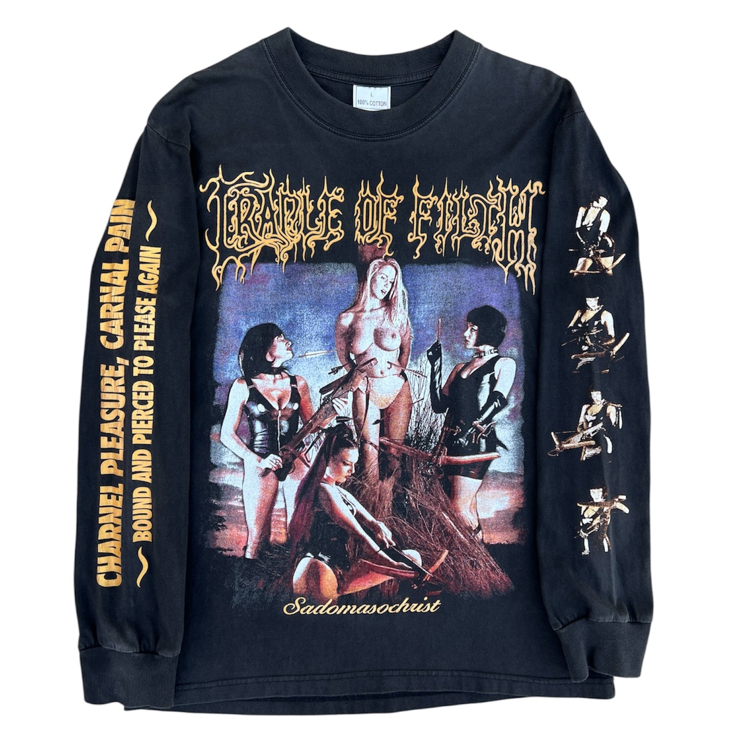1990s Cradle Of Filth "Sadomasochist" Band Long Sleeve