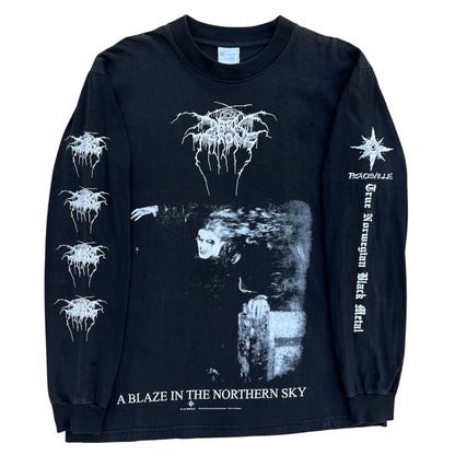 1990s Darkthrone "A Blaze In The Northern Sky" Band Long Sleeve