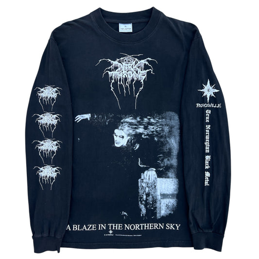 1990s Darkthrone "A Blaze In The Northern Sky" Band Long Sleeve