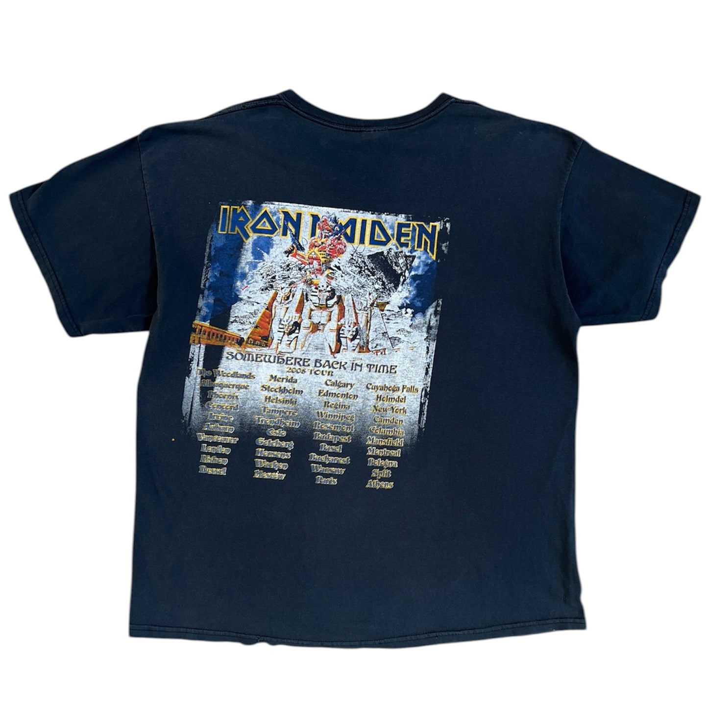 2000s Iron Maiden "Somewhere Back In Time" Tour Tee