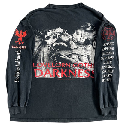 1990s Cradle Of Filth "Black Goddess" Band Long Sleeve