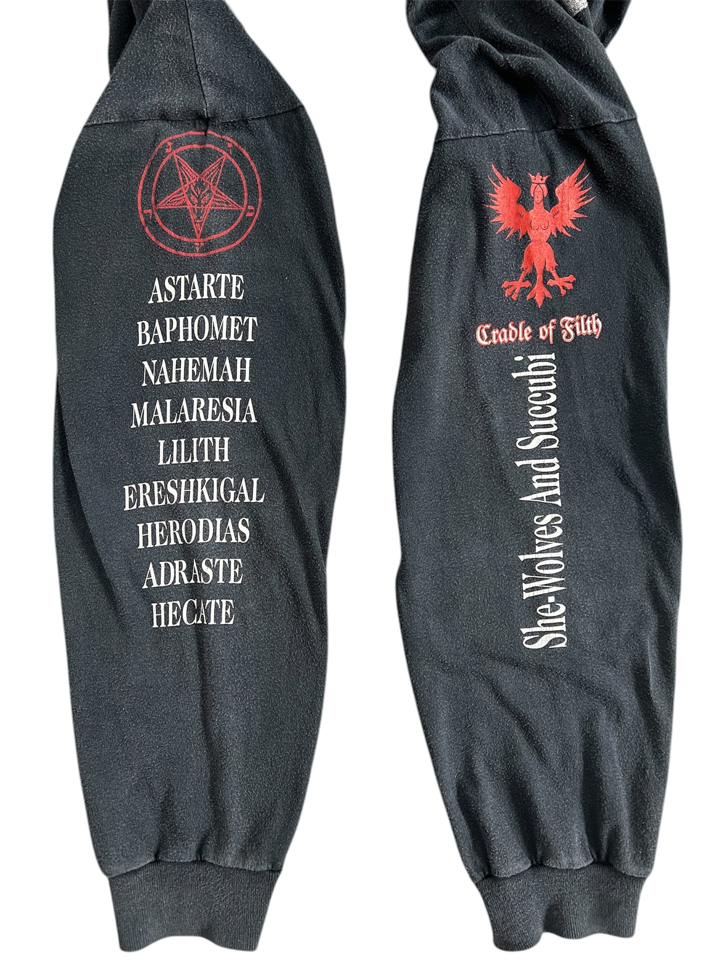 1990s Cradle Of Filth "Black Goddess" Band Long Sleeve