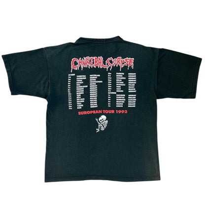 1990s Cannibal Corpse "Eaten Back To Life" Europe Tour Band Tee