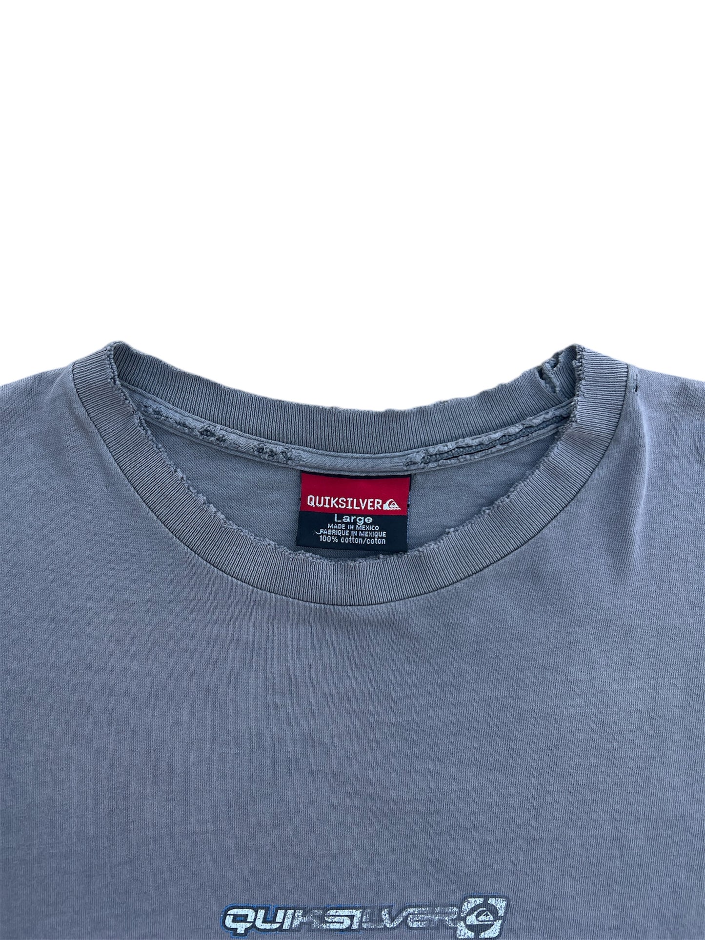 2000s Sunfaded Quiksilver Surfboarding Tee